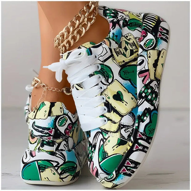 Lidia™ Graffiti Damskie buty do tenisa