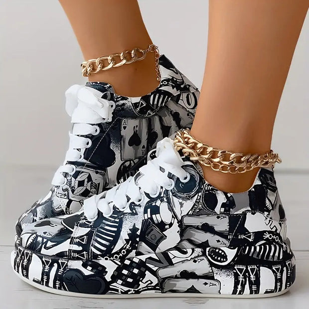 Lidia™ Graffiti Damskie buty do tenisa